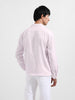 Men's Pink Relaxed Fit Resort Wear Shirt