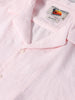 Men's Pink Relaxed Fit Resort Wear Shirt