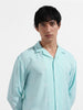 Men's Green Relaxed Fit Resort Wear Shirt