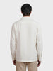Men's White Relaxed Fit Printed Casual Shirt