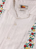 Men's White Relaxed Fit Printed Casual Shirt