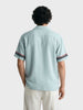 Men's Green Relaxed Fit Embroidered Casual Shirt