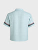 Men's Green Relaxed Fit Embroidered Casual Shirt