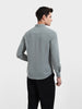Men's Green Slim Fit Party Wear Solid Shirt