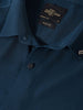 Men's Teal Slim Fit Party Wear Solid Shirt