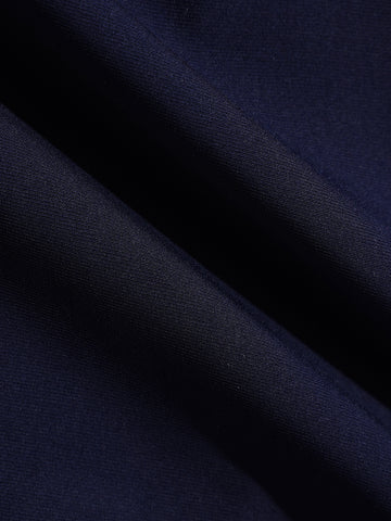 Men's Blue Slim Fit Solid Party Wear Shirt
