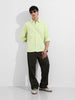 Men's Green Relaxed Fit Casual Shirt