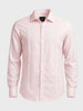 Men's Pink Slim Fit Party Wear Solid Shirt