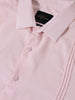 Men's Pink Slim Fit Party Wear Solid Shirt