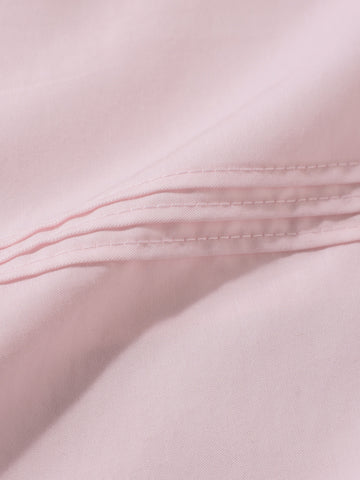 Men's Pink Slim Fit Party Wear Solid Shirt