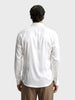 Men's White Slim Fit Party Wear Solid Shirt