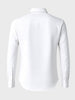Men's White Slim Fit Party Wear Solid Shirt