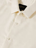 Men's Cream Slim Fit Party Wear Solid Shirt
