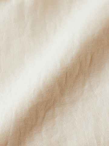 Men's Cream Slim Fit Party Wear Solid Shirt