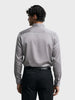 Men's Grey Slim Fit Party Wear Solid Shirt