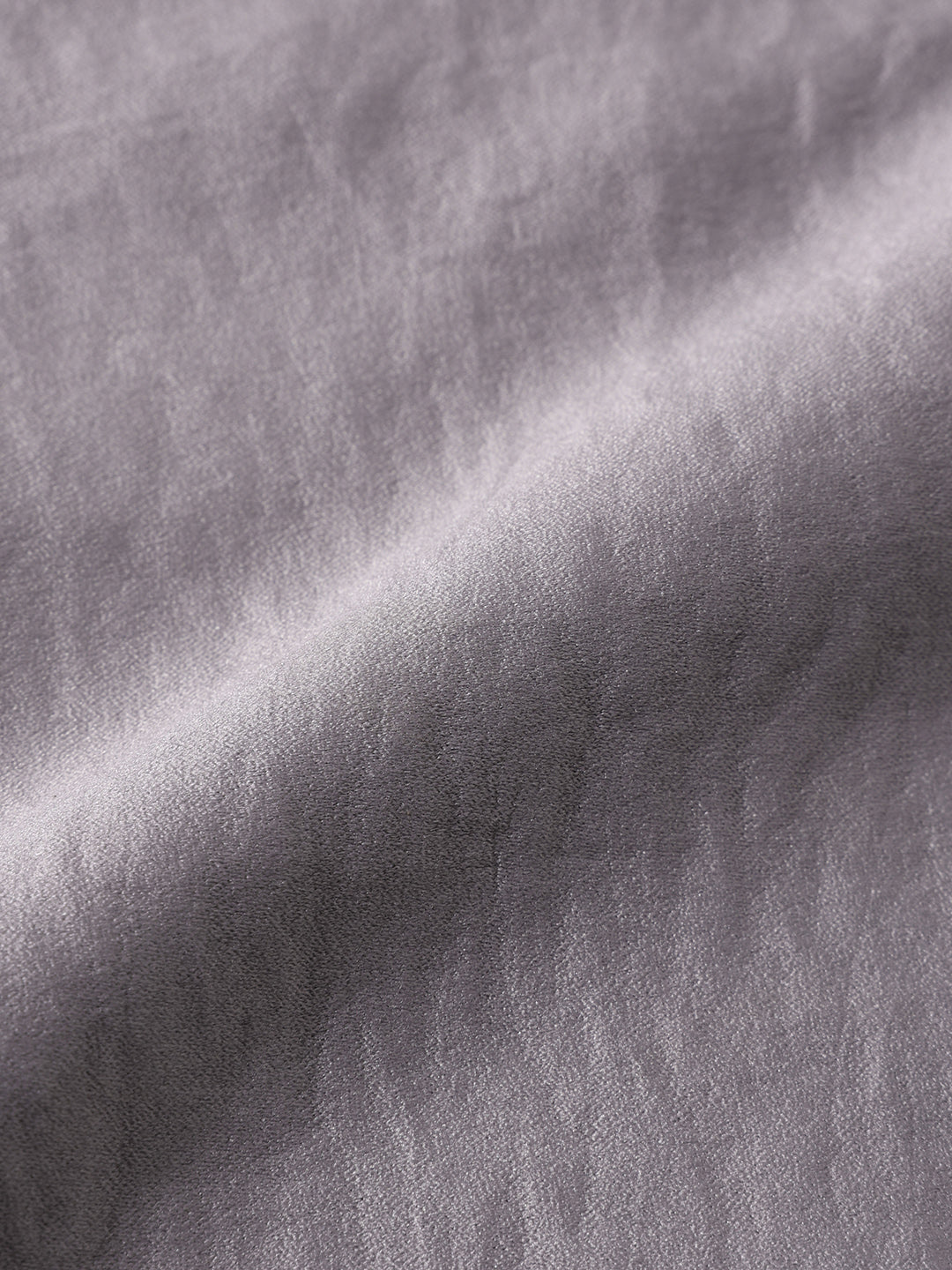 Men's Grey Slim Fit Party Wear Solid Shirt