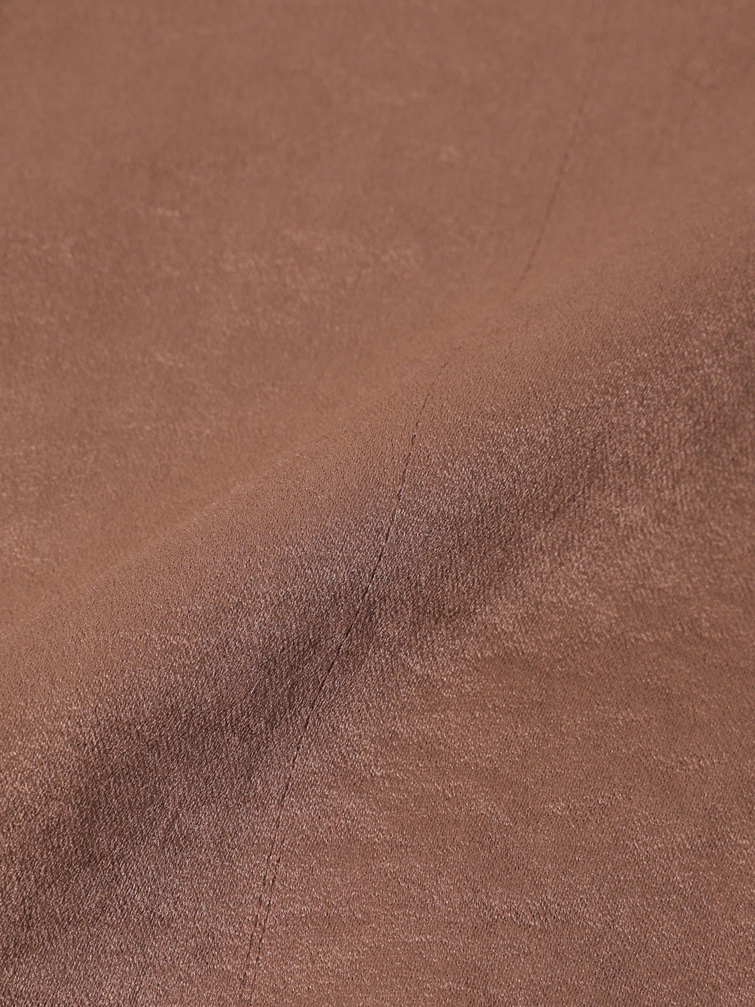 Men's Brown Slim Fit Party Wear Solid Shirt