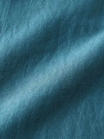 Men's Teal Slim Fit Party Wear Solid Shirt