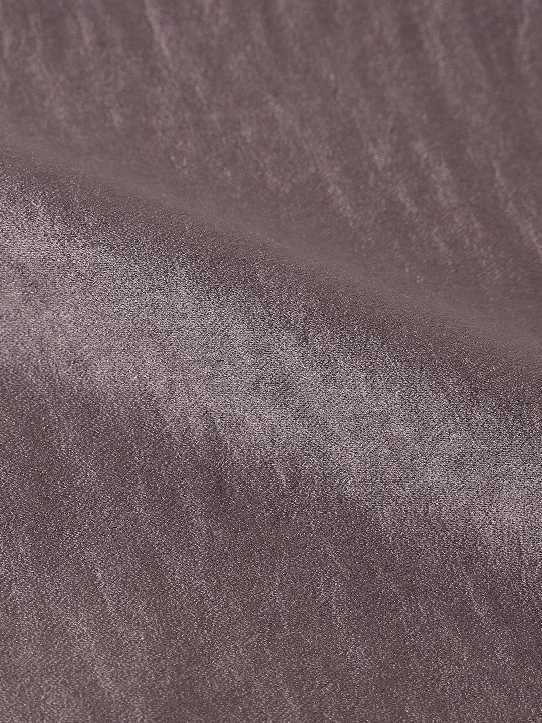 Men's Brown Slim Fit Party Wear Solid Shirt