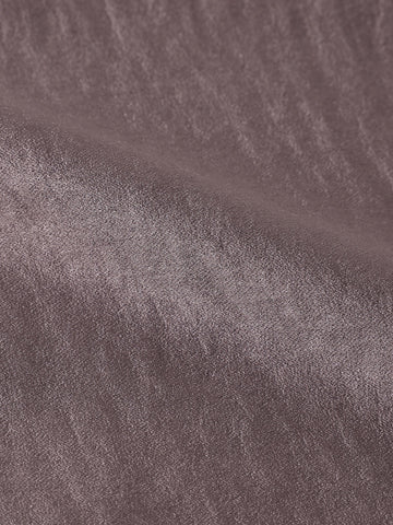 Men's Brown Slim Fit Party Wear Solid Shirt