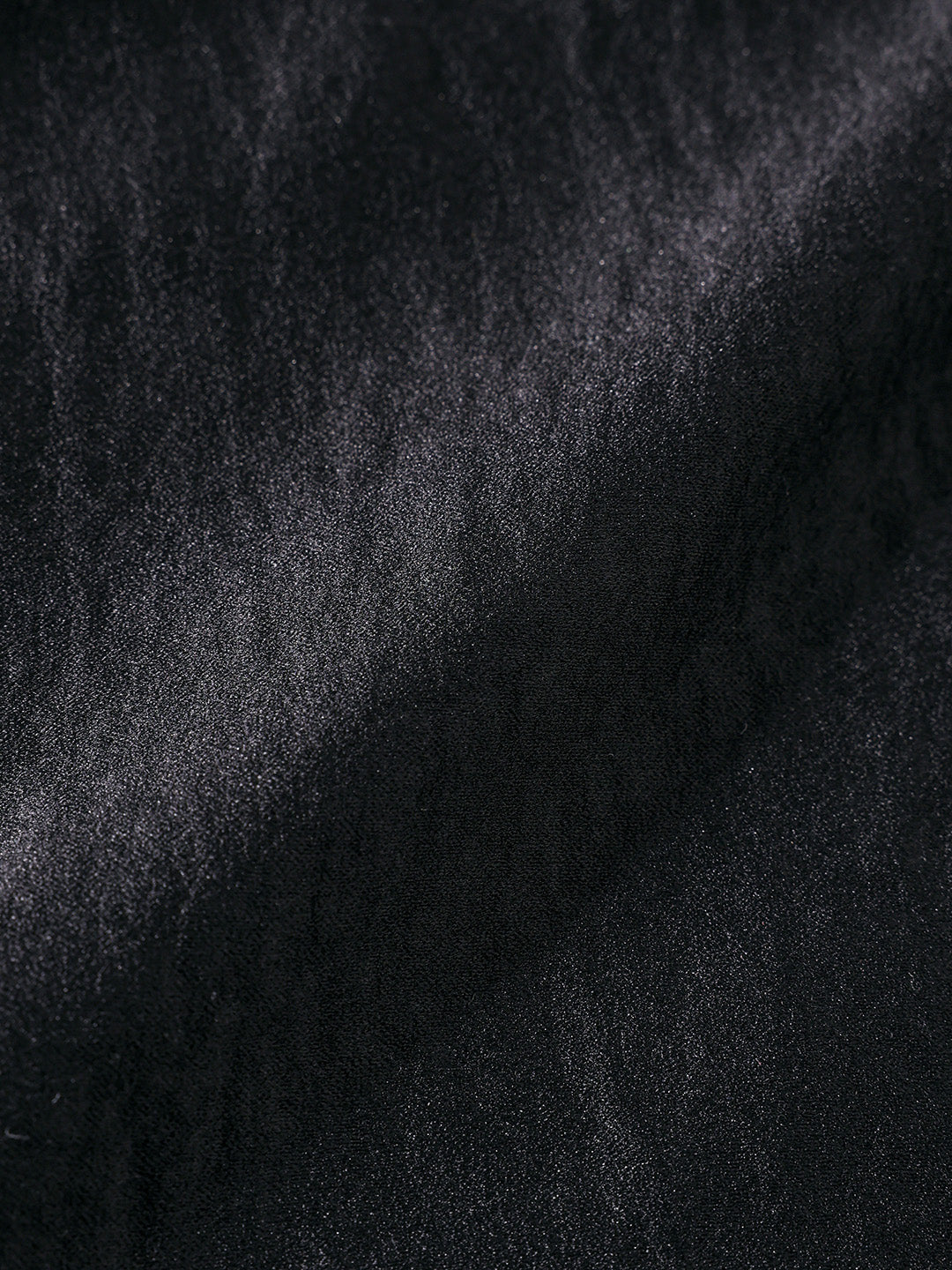 Men's Black Slim Fit Party Wear Solid Shirt