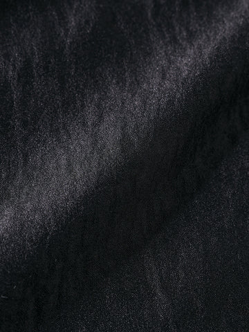 Men's Black Slim Fit Party Wear Solid Shirt