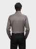 Men's Grey Slim Fit Party Wear Striped Shirt