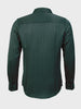 Men's Green Slim Fit Party Wear Striped Shirt