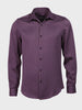 Men's Purple Slim Fit Party Wear Striped Shirt