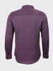 Men's Purple Slim Fit Party Wear Striped Shirt