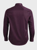 Men's Purple Slim Fit Solid Party Wear Shirt