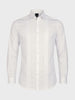 Men's White Slim Fit Solid Party Wear Shirt