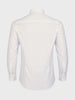 Men's White Slim Fit Solid Party Wear Shirt