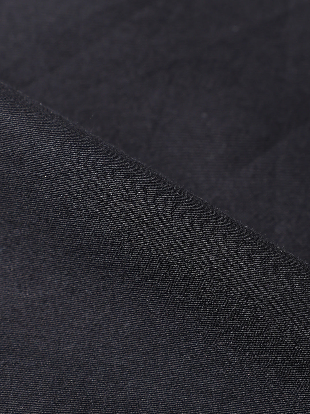 Men's Black Slim Fit Solid Party Wear Shirt