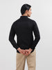 Men's Black Slim Fit Embellishment Party Wear Shirt