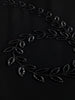 Men's Black Slim Fit Embellishment Party Wear Shirt