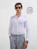 Men's White Slim Fit Embellishment Party Wear Shirt