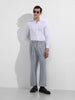 Men's White Slim Fit Embellishment Party Wear Shirt