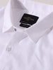 Men's White Slim Fit Embellishment Party Wear Shirt