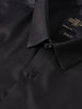 Men's Black Slim Fit Embellishment Party Wear Shirt