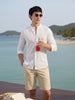 Men's Purple Regular Fit Striped Casual Shirt