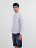 Men's Blue Regular Fit Striped Casual Shirt
