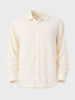 Men's Yellow Relaxed Fit Striped Casual Shirt