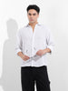 Men's Purple Relaxed Fit Striped Casual Shirt