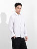 Men's Purple Relaxed Fit Striped Casual Shirt