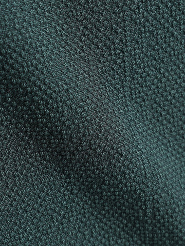 Men's Green Boxy Fit Textured Resort Wear Shirt