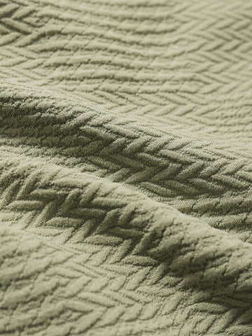 Men's Green Relaxed Resort Wear Shirt
