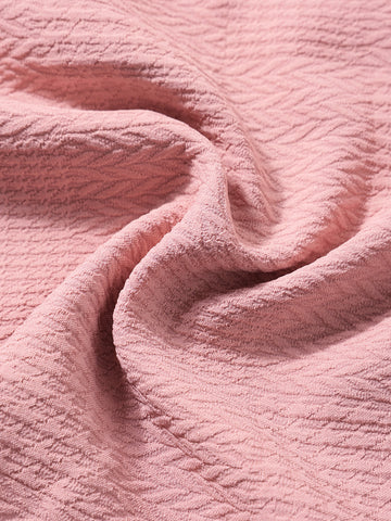 Men's Pink Relaxed Resort Wear Shirt