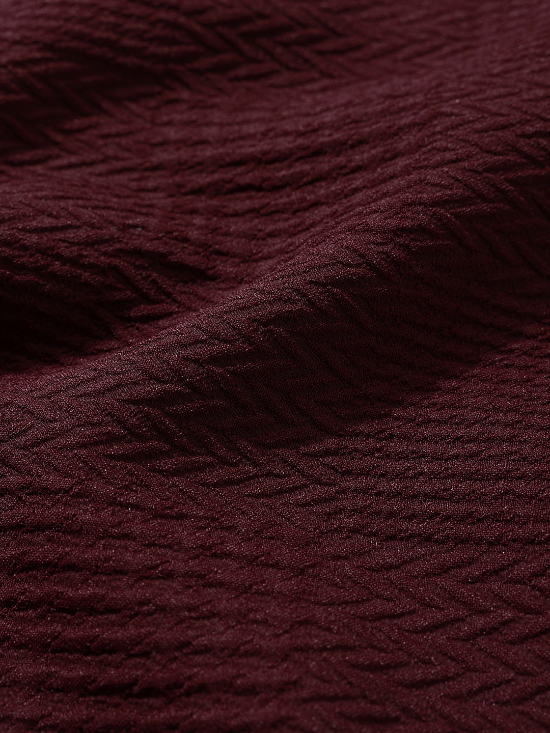 Men's Maroon Relaxed Resort Wear Shirt