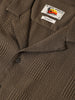 Men's Green Relaxed Fit Resort Wear Textured Shirt